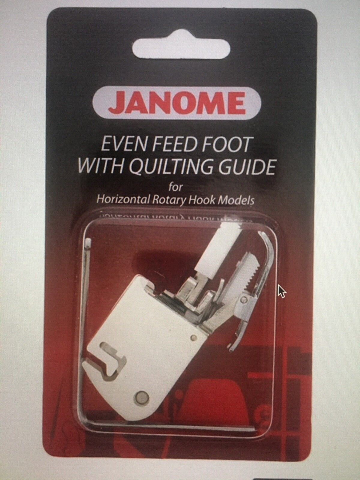Janome Even Feed Walking Foot with Quilting Guide 200311003 eBay