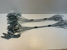 24 Wolf Fang Heavy Duty Earth Anchors W/ 18” 3/32nd Cable (Trapping Stakes)