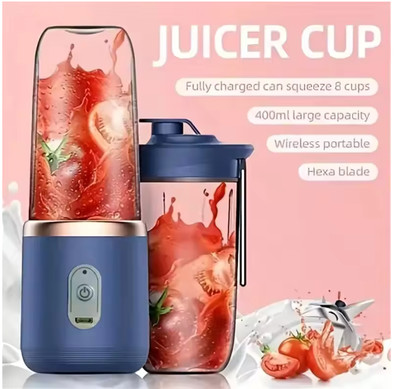 Portable Blender Bottle Electric 6 Blades Multifunction Juice Blender