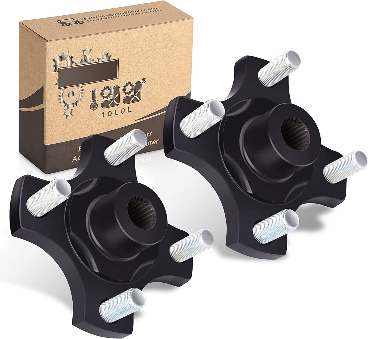 Golf Cart Rear Axle Wheel Flange Plate for 08-up EZGO RXV 2 Pack