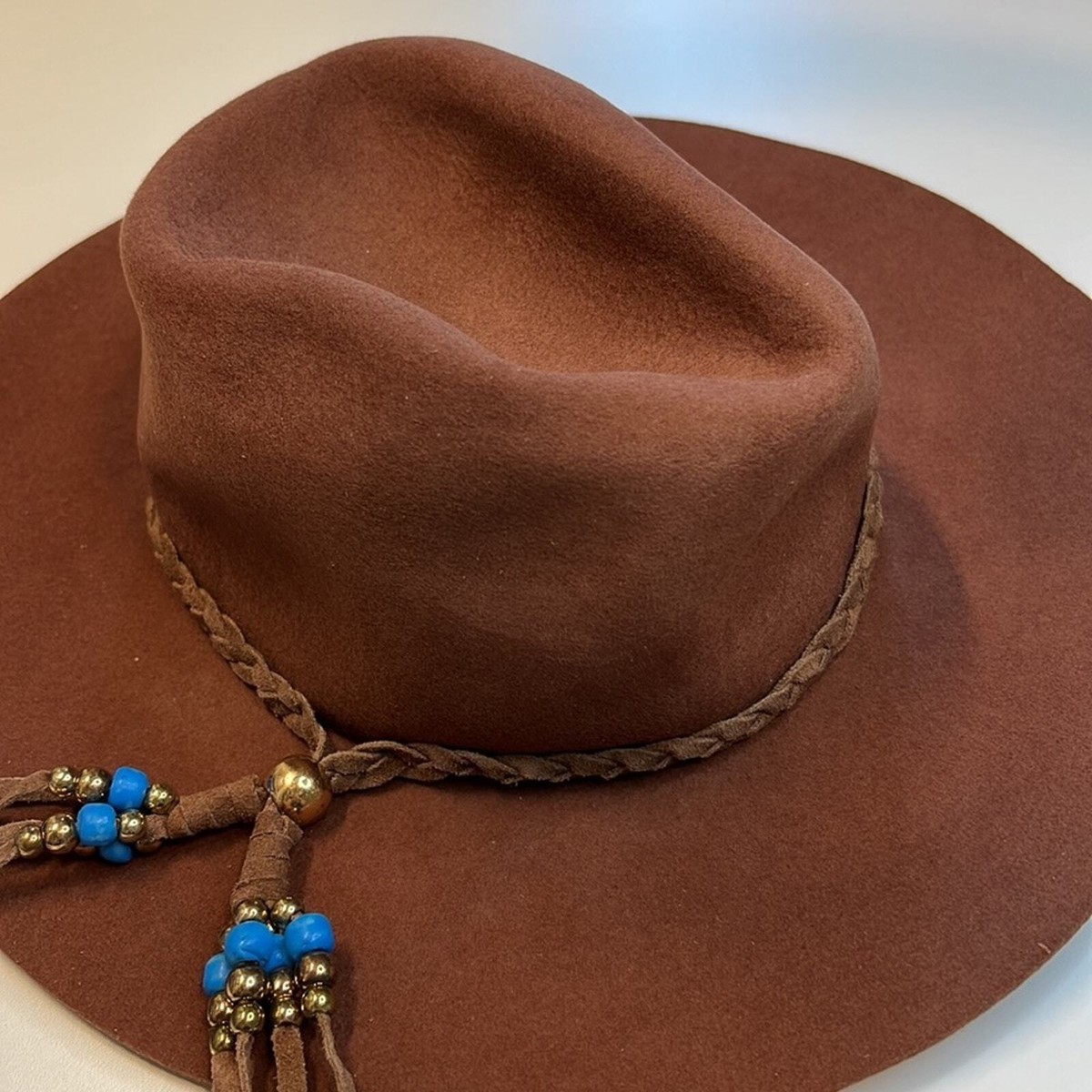 ✨NEW WITH TAGS✨ Ale by Alessandra Sancho Fedora Hat Gold Wide Brim Aries Pale Yellow Fedora Hat. Hats for Men & Women main image 3