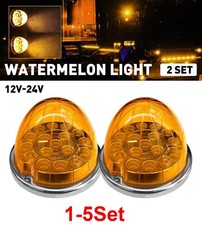 1-5set Universal Amber Led Watermelon Light Side Marker Chassis Lamp For Van