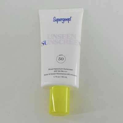 Supergoop! Unseen Sunscreen SPF 50 1.7 fl oz/50ml. Exp 09/26. No box. Sealed