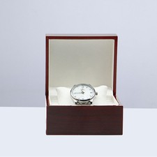 Display Box Pocket Watch Wood Female Compact Case Storage for Men