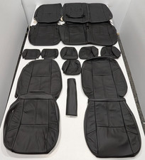 For Chevrolet Suburban Lt 2 Rows Only 2010 Black Leather Seat Covers Mb182