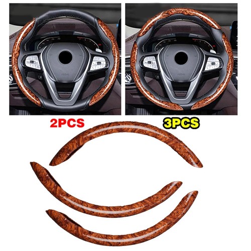 Convenient and Quick Installation Peach Wood Steering Wheel Cover for Cars - Picture 17 of 20