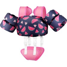 Toddler Swim Vest For Kids Ages 1-3 Years Old 13-30 LBS Adjustable Watermelon