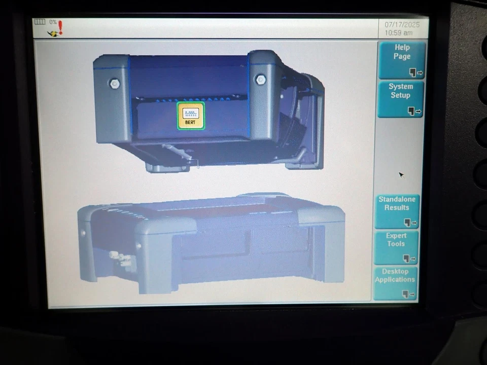 JDSU T-BERD 6000A Compact Test Platform w/ MSAM C0400 DS1 SFP E3/DS3/STS-1 PIMs - Image 2 of 4
