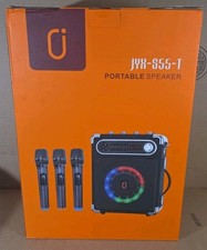 JYX Karaoke Machine JYX-S55-T With 3 Mics-K Wood Grain