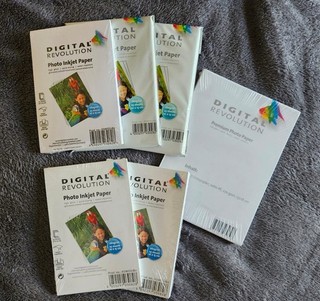 6 Pakete Foto Papier insgesamt 150 Blatt versch. Größen ungenutzt