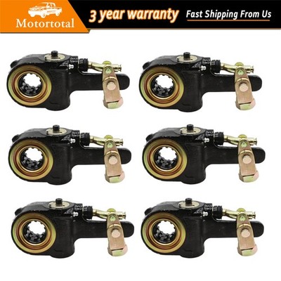 6PCS 10 Spline 5.5'' Auto Slack Adjuster W/ Collar Lock Clevis For Meritor AS1132