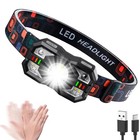 Super Bright LED Headlamp Waterproof Rechargeable Headlight for Outdoor Camping
