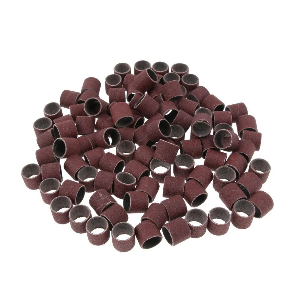 100 Pièces Manchons de Ponçage Kit de Tambour Tambour de Ponçage Outils - Photo 1/1