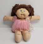 Vintage Cabbage Patch Kids 1986 Brown Hair Lavendar Eyes Dimple HM8
