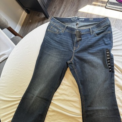 NWT Torrid Luxe Slim Boot  Jeans Womens 18R Mid Rise Casual