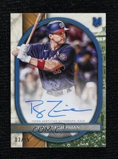 2025 Topps Museum Collection Archival Auto Blue Topaz 3/15 Ryan Zimmerman #AA-RZ