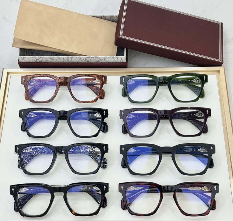 Jacques Marie Mage Zephirin Brown Marble Eyeglasses with Box 49-23 image 4