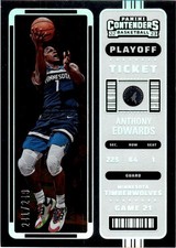 2022-23 PANINI CONTENDERS PLAYOFF TICKET ANTHONY EDWARDS 241/249 MINNESOTA