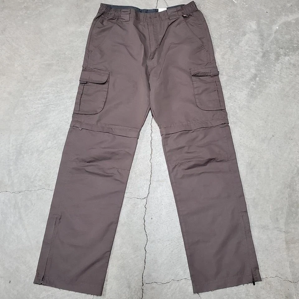Pacific Trail Brown Hiking Convertible Cargo Pants