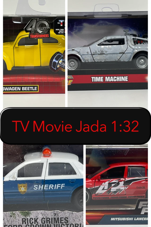 Famous Rides of Film & TV – Jada Diecast Collection