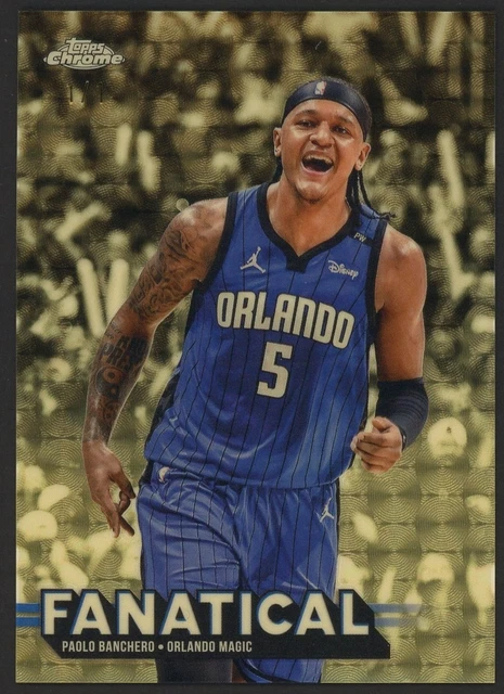 2024-25 Topps Chrome Fantatical Superfractor Paolo Banchero Orlando Magic 1/1