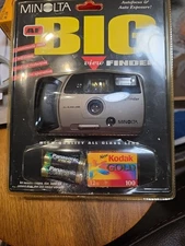 VINTAGE 1997 Minolta AF Big View Finder 35mm Camera NEW SEALED 