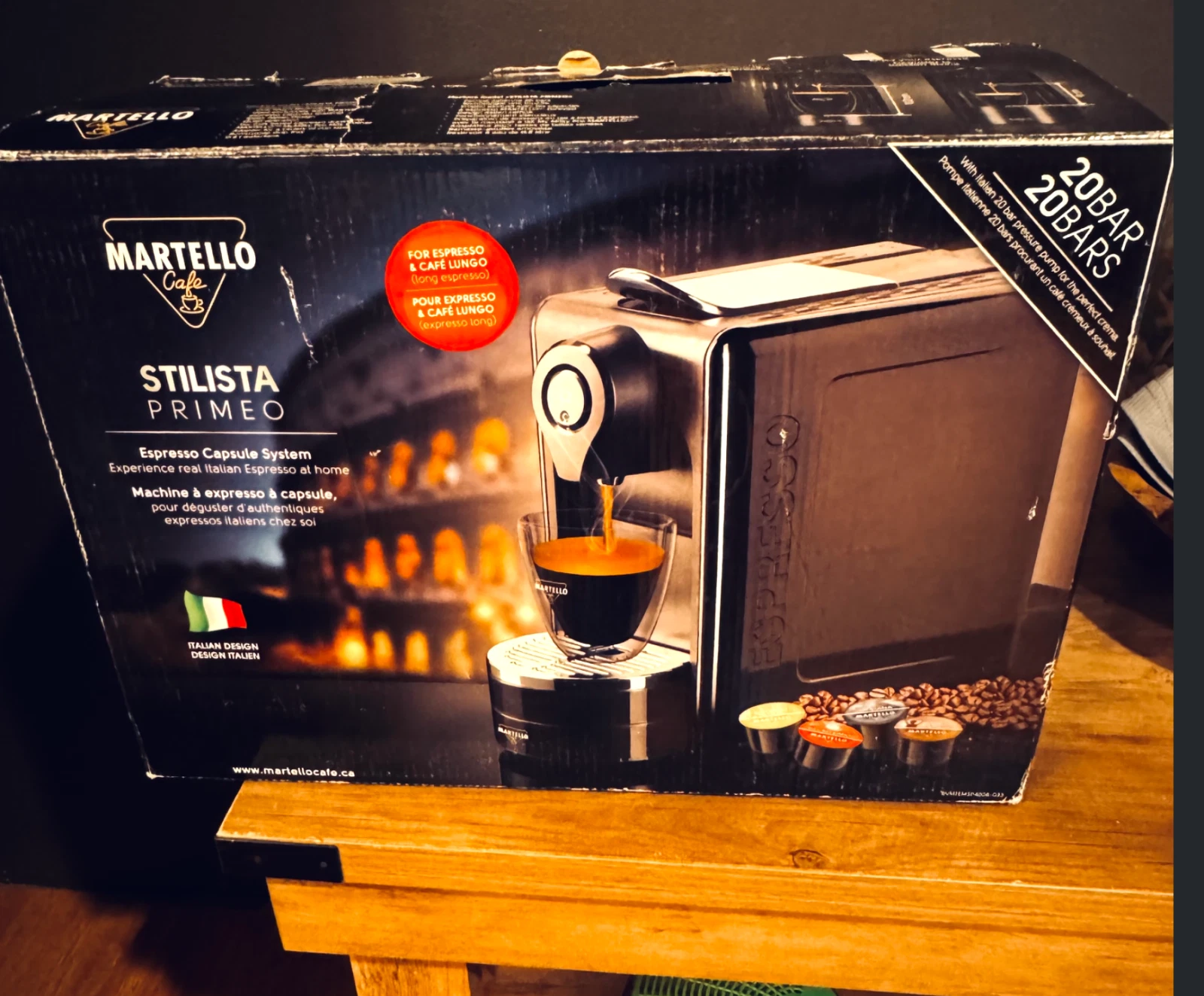 Martello Stilista Primeo Espresso System Black