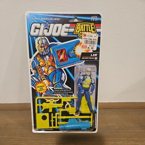 1992 Hasbro GI Joe Battle Corps LAW “Military Police” # 28 MOC Card