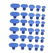 30pcs Car Body Dent Removal Pulling Tabs, Paintless Dent Repair Tools Kit with 