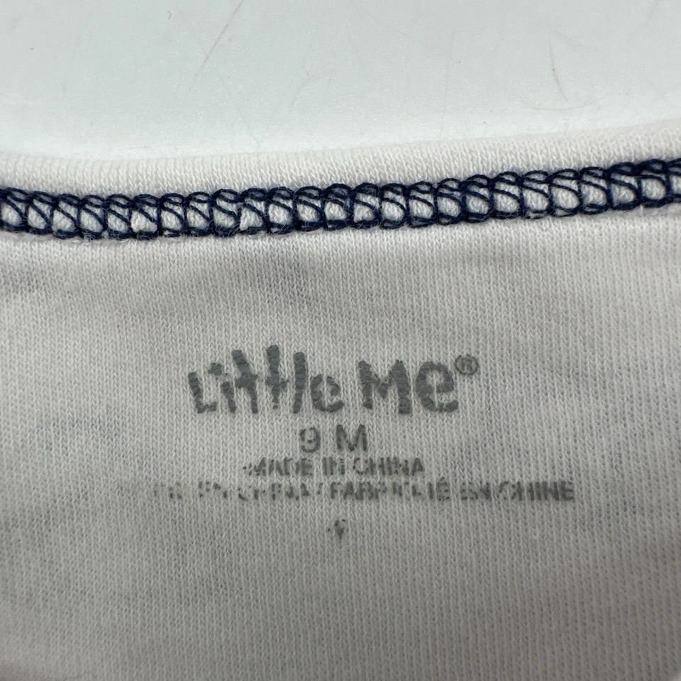 Little Me Long Sleeve Shirt Youth Boy 9M Aop Giraffes ..#27717 - Image 3 of 4