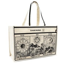 NWT ZUHAIR MURAD  Designer Canvas Tote Bag
