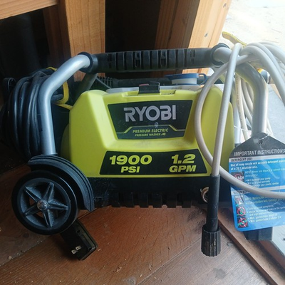 #ad RY1419MTVNM 1900 PSI 1.2 GPM Cold Water Wheeled Electric Pressure Washer $199.00