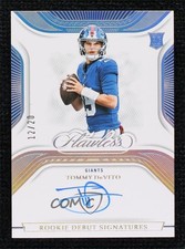 2023 Panini Flawless Rookie Debut Signatures Silver 12/20 Tommy DeVito Auto 1t5