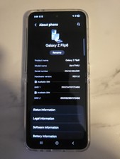 Samsung Galaxy Z Flip6 - 256 GB - Silver Shadow Unlocked 