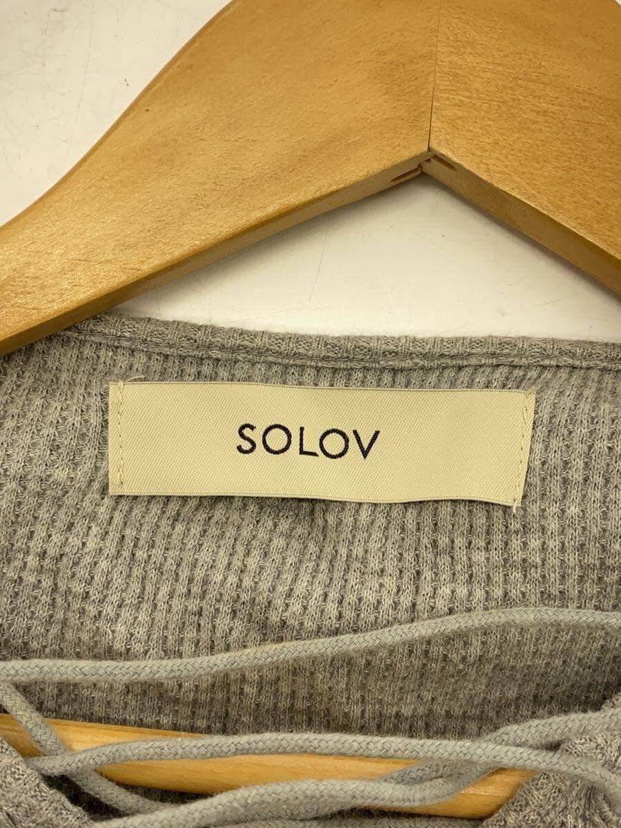 ALTRA T shirt manica lunga SOLOV cotone GRIGIO so 22aw top 02