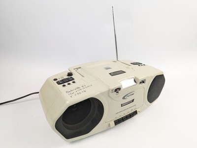 Califone 2385AV-03 Boombox, Radio Cassette Recorder/CD Player/ Tested, Works