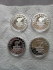4x 1 oz .999 Fine Silver Liberty Rounds Statue of Liberty Bullion Coin Lot