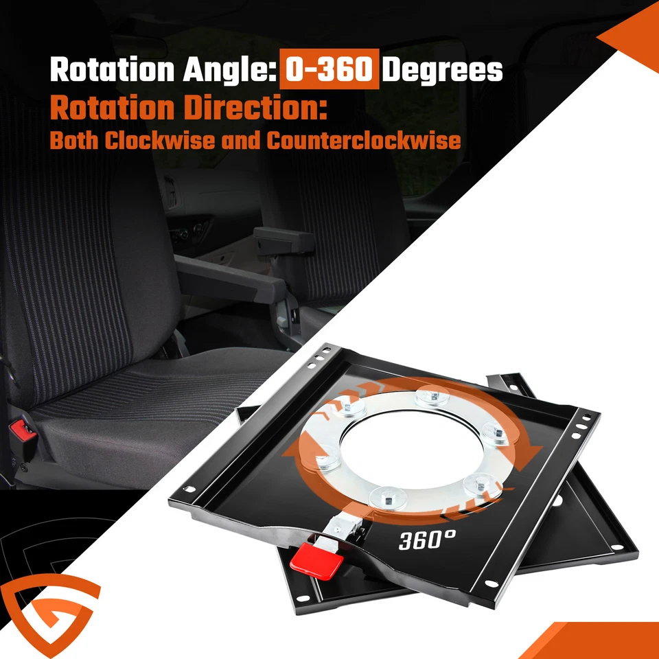 For Ram ProMaster 2007-2024 Onwards CamperVan MOTORHOME SEAT SWIVEL BASE Foto 3 de 4