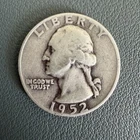 1952-D Washington 90% Silver Quarter.     C-065