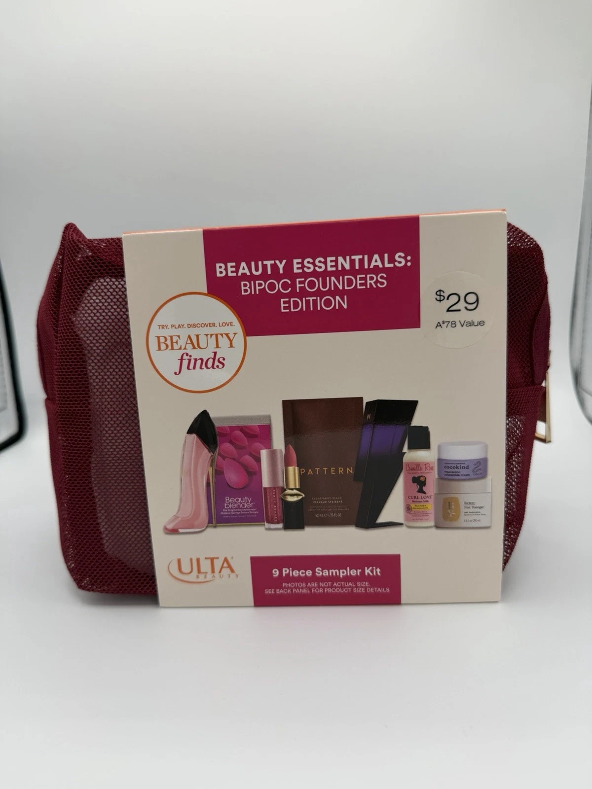 Ulta Beauty Essentials BIPOC Founders Makeup Skincare 9pc Sampler Kit Gift Set
Opens in a new window
