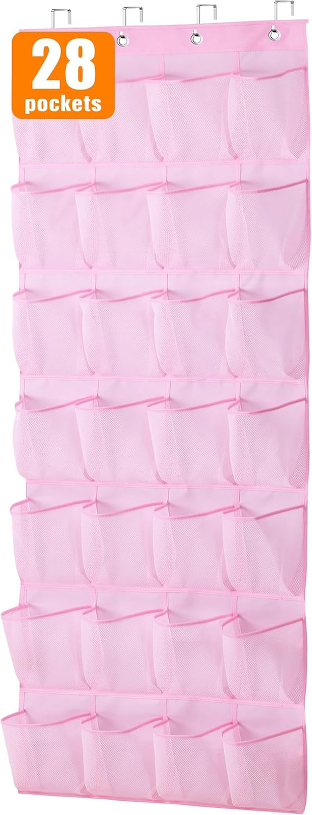 Kids Over the Door Shoe Organizer Pink Hanging Shoe Rack Baby Toddler Hanging Sh
