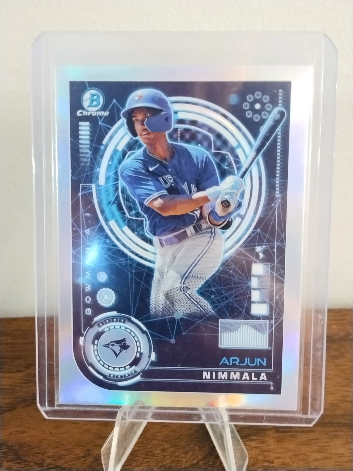 Arjun Nimmala 2024 Bowman Chrome Baseball #BAI-18 BOWMAN AI Blue Jays