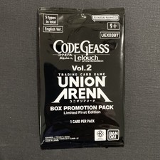 Union Arena Code Geass Lelouch Box Promotion Pack Box Topper SEALED C121724