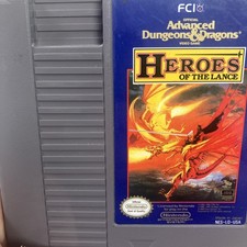 Advanced Dungeons & Dragons Heroes of the Lance Nintendo NES Authentic
