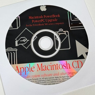 1995 Macintosh PowerBook PowerPC Upgrade 500 Series Install CD 7.5.3 691-0795-A