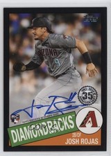 2020 Update 1985 Topps Baseball Black 190/199 Josh Rojas #85A-JRO Auto ff8