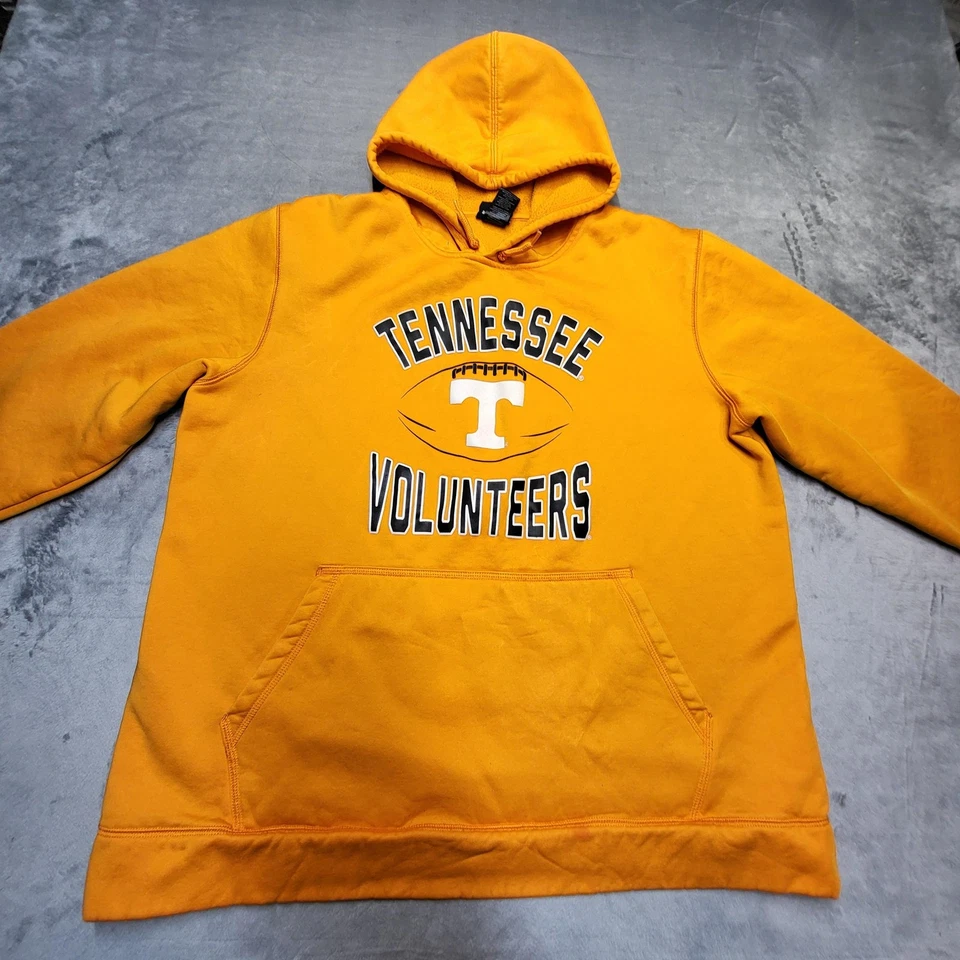 Tennessee Volunteers Sudadera con Capucha Para Hombres Grande Naranja NCAA Fútbol Adidas Sudadera Foto 2 de 4