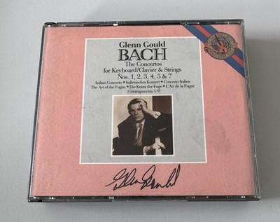 Glenn GOULD: BACH 6 Piano Concerto & The Art of Fugue 2CD GOLSCHMANN