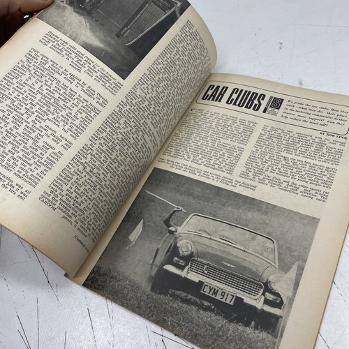 RETRO MANCAVE Magazine Advert Sports Car World 60s Ford Indy Race Track - Picture 9 of 12