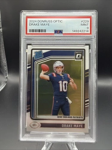 2024 Panini Donruss Optic - Rated Rookie Drake Maye #229 (RC) • PSA 9